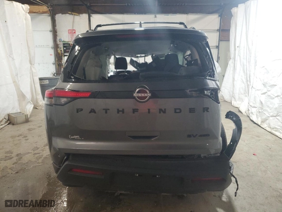 2023 Nissan Pathfinder SV with VIN 5N1DR3BCXPC238071, listed as a Copart auction lot 74309414 with 0 mi miles and Salvage Title. Bid and sale history available at carsss.com. Image 6.