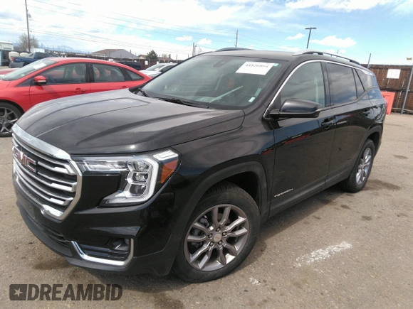 2023 GMC Terrain SLT with VIN 3GKALVEG1PL249973, listed as a IAAI auction lot 41826094 with 47,730 mi miles and . Bid and sale history available at carsss.com. Image 13.