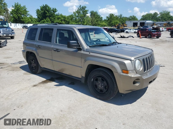 2008 Jeep Patriot Sport with VIN 1J8FF28W08D751027, listed as a Copart auction lot 64052575 with 261,159 mi miles and Clean title. Bid and sale history available at DreamBid. Image 4.