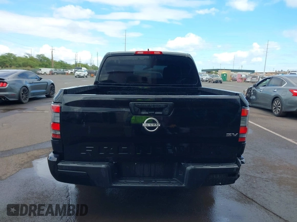 2022 Nissan Frontier SV with VIN 1N6ED1EJ3NN666021, listed as a IAAI auction lot 42025666 with 23,615 mi miles and . Bid and sale history available at DreamBid. Image 16.