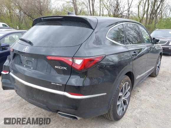 2024 Acura MDX Technology z VIN 5J8YE1H43RL025070, wystawiony jako IAAI lot #42038337 z przebiegiem 13 995 mil mil oraz . Historia ofert i sprzedaży dostępna na DreamBid. Obrazek 4.