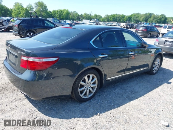 2008 Lexus LS 460 with VIN JTHBL46F885083337, listed as a IAAI auction lot 42409781 with 162,018 mi miles and . Bid and sale history available at DreamBid. Image 4.