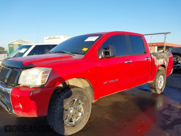 2007 Nissan Titan LE with VIN 1N6AA07BX7N207725, listed as a IAAI auction lot 40892833 with Not provided miles and . Bid and sale history available at DreamBid. Image 6.