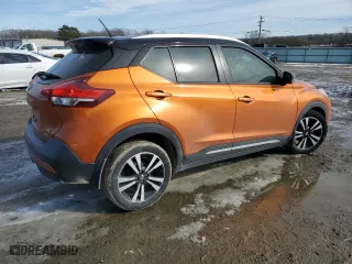 2018 Nissan Kicks SR with VIN 3N1CP5CUXJL538118, listed as a Copart auction lot 46094225 with 82,370 mi miles and Salvage Title. Bid and sale history available at carsss.com. Image 3.