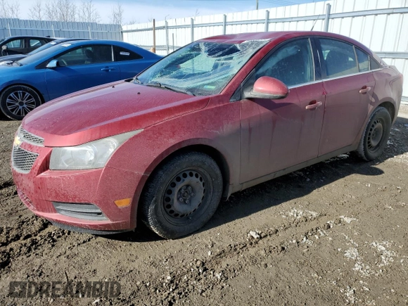 2012 Chevrolet Cruze LT w/1LT with VIN 1G1PF5SC8C7113393, listed as a Copart auction lot 46559284 with 231,534 mi miles and Salvage Title. Bid and sale history available at carsss.com. Image 1.