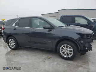 2022 Chevrolet Equinox LT with VIN 3GNAXUEV1NS162500, listed as a Copart auction lot 46407115 with 0 mi miles and Salvage Title. Bid and sale history available at carsss.com. Image 4.