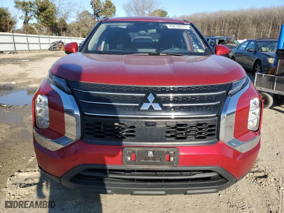 2022 Mitsubishi Outlander ES with VIN JA4J3TA85NZ023367, listed as a Copart auction lot 49230975 with 85,436 mi miles and Salvage Title. Bid and sale history available at carsss.com. Image 5.