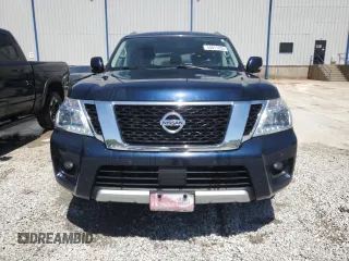 2018 Nissan Armada SL with VIN JN8AY2NC0J9553194, listed as a Copart auction lot 54011255 with 108,115 mi miles and Salvage Title. Bid and sale history available at DreamBid. Image 5.