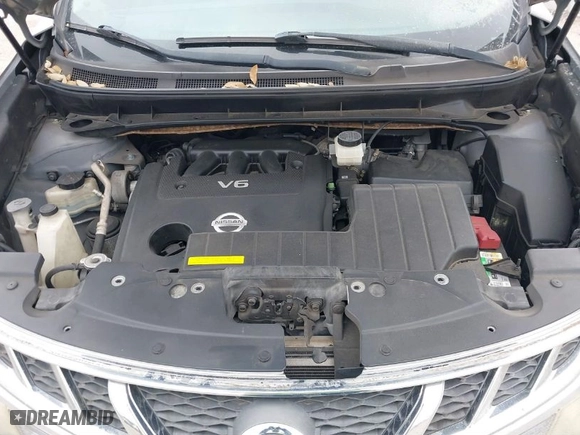 2012 Nissan Murano SL with VIN JN8AZ1MU3CW111709, listed as a IAAI auction lot 41622419 with 160,676 mi miles. Bid and sale history available at carsss.com. Image 10.