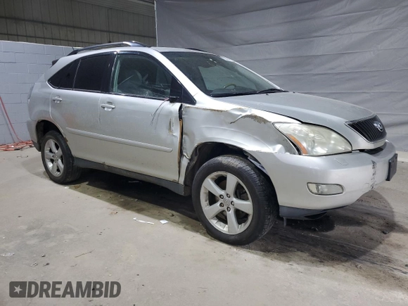 2006 Lexus RX 330 with VIN 2T2HA31U16C109726, listed as a Copart auction lot 53476855 with 163,946 mi miles and Salvage title. Bid and sale history available at DreamBid. Image 4.