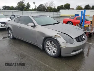2005 Infiniti G35 Coupe with VIN JNKCV54E15M419345, listed as a Copart auction lot 43798075 with 187,908 mi miles and Salvage Title. Bid and sale history available at carsss.com. Image 4.