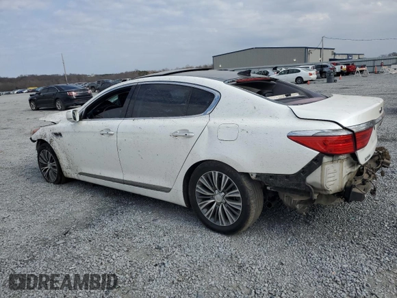 2016 Kia K900 Luxury with VIN KNALU4D36G6032176, listed as a Copart auction lot 43993855 with 0 mi miles and Salvage Title. Bid and sale history available at carsss.com. Image 2.
