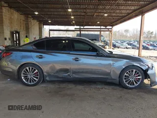 2018 Infiniti Q50 Luxe with VIN JN1EV7AP6JM363783, listed as a IAAI auction lot 42027040 with 41,020 mi miles and . Bid and sale history available at DreamBid. Image 13.