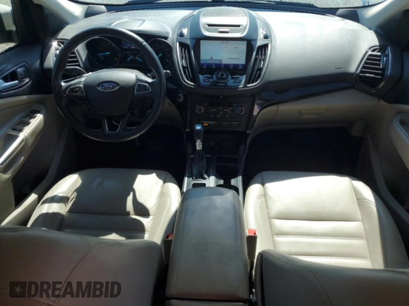 2017 Ford Escape Titanium with VIN 1FMCU9J96HUB65716, listed as a Copart auction lot 49584665 with 112,149 mi miles and Salvage Title. Bid and sale history available at carsss.com. Image 8.