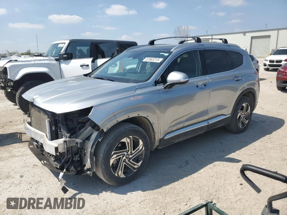 2022 Hyundai Santa Fe SEL z VIN 5NMS34AJ8NH467401, wystawiony jako Copart lot #52863215 z przebiegiem 59 780 mil mil oraz Szkoda całkowita • Salvage title. Historia ofert i sprzedaży dostępna na DreamBid. Obrazek 1.