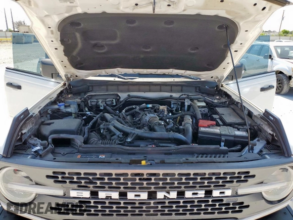 2024 Ford Bronco Badlands with VIN 1FMEE9BP3RLA25956, listed as a Copart auction lot 62846675 with 2,740 mi miles and Salvage title. Bid and sale history available at DreamBid. Image 12.