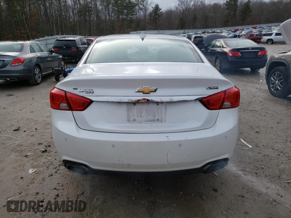2017 Chevrolet Impala Premier with VIN 2G1145S37H9193027, listed as a Copart auction lot 45701755 with 110,566 mi miles and Salvage Title. Bid and sale history available at DreamBid. Image 6.