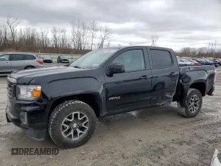 2022 GMC Canyon 4WD AT4 w/Leather with VIN 1GTG6FEN5N1279158, listed as a Copart auction lot 50958545 with 34,569 mi miles and Salvage Title. Bid and sale history available at carsss.com. Image 1.