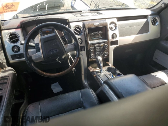 2013 Ford F-150 XL with VIN 1FTFW1ETXDFC95631, listed as a Copart auction lot 60252685 with 136,427 mi miles and Salvage title. Bid and sale history available at DreamBid. Image 8.