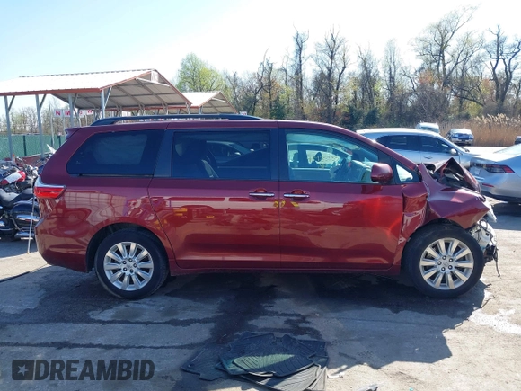 2015 Toyota Sienna Limited z VIN 5TDDK3DC0FS104012, wystawiony jako IAAI lot #41935233 z przebiegiem 160 635 mil mil oraz . Historia ofert i sprzedaży dostępna na DreamBid. Obrazek 14.
