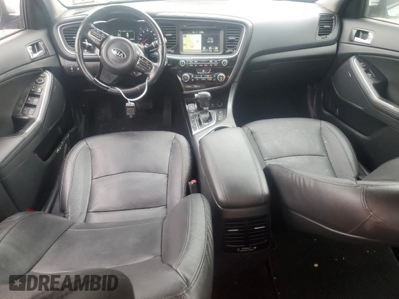 2015 Kia Optima EX z VIN KNAGN4ADXF5088640, wystawiony jako Copart lot #51406765 z przebiegiem 124 970 mil mil oraz Szkoda całkowita • Salvage title. Historia ofert i sprzedaży dostępna na DreamBid. Obrazek 8.