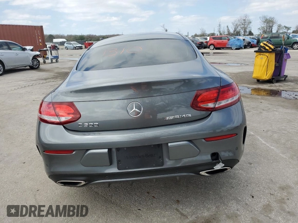2017 Mercedes-Benz C 300 with VIN WDDWJ4JB3HF331586, listed as a Copart auction lot 46244895 with 63,792 mi miles and Salvage Title. Bid and sale history available at carsss.com. Image 6.