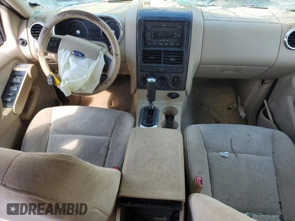 2006 Ford Explorer XLT with VIN 1FMEU63E26UA68236, listed as a Copart auction lot 80157424 with Not provided miles and Salvage title. Bid and sale history available at DreamBid. Image 8.