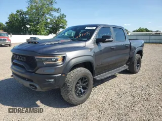 2021 Ram 1500 with VIN NCS107300, listed as a Copart auction lot 66329055 with 25,123 mi miles and Salvage title. Bid and sale history available at DreamBid. Image 1.