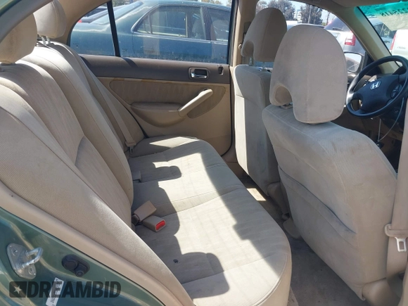 2003 Honda Civic LX with VIN 2HGES16553H559537, listed as a IAAI auction lot 42225418 with 239,140 mi miles and . Bid and sale history available at DreamBid. Image 8.