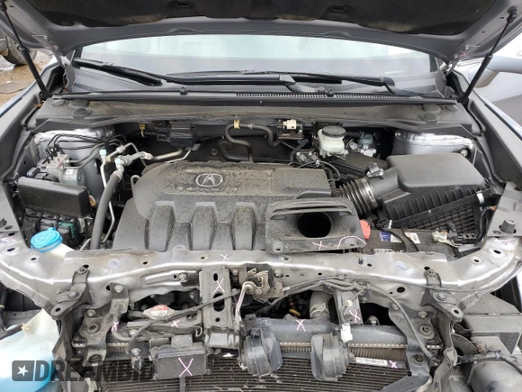 2016 Acura RDX Advance with VIN 5J8TB3H75GL004355, listed as a Copart auction lot 43112275 with 108,297 mi miles and Salvage title. Bid and sale history available at DreamBid. Image 12.