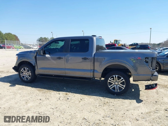 2021 Ford F-150 XL with VIN 1FTFW1E57MFB45980, listed as a IAAI auction lot 41775857 with 103,963 mi miles. Bid and sale history available at carsss.com. Image 14.
