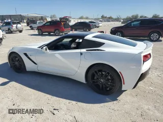 2014 Chevrolet Corvette Z51 3LT with VIN 1G1YM2D73E5105712, listed as a Copart auction lot 48076955 with 19,347 mi miles and Salvage title. Bid and sale history available at DreamBid. Image 2.