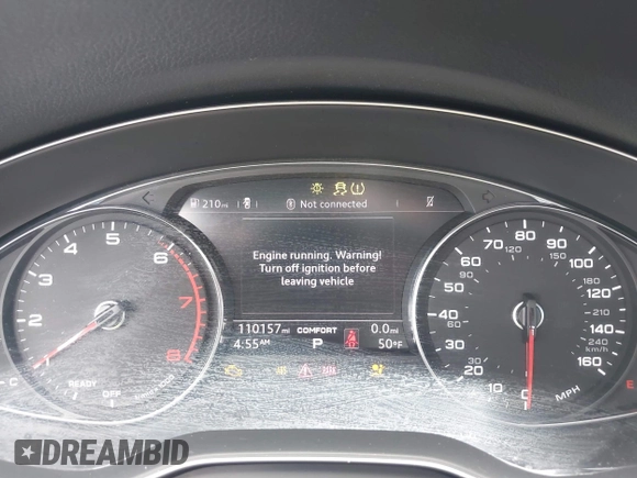 2019 Audi Q5 Premium with VIN WA1ANAFY1K2037570, listed as a IAAI auction lot 42126417 with 110,157 mi miles and . Bid and sale history available at DreamBid. Image 7.