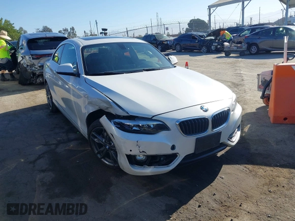 2016 BMW 2 Series 228i with VIN WBA1F9C59GV545980, listed as a IAAI auction lot 42515279 with 59,525 mi miles and . Bid and sale history available at DreamBid. Image 1.