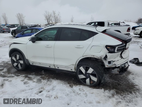 2023 Volvo C40 Plus с VIN YV4ED3GL8P2056789, выставлен на аукционе Copart как лот 47051135 с пробегом 51 164 миль миль и Списание • Salvage title. История ставок и продаж доступна на DreamBid. Изображение 2.