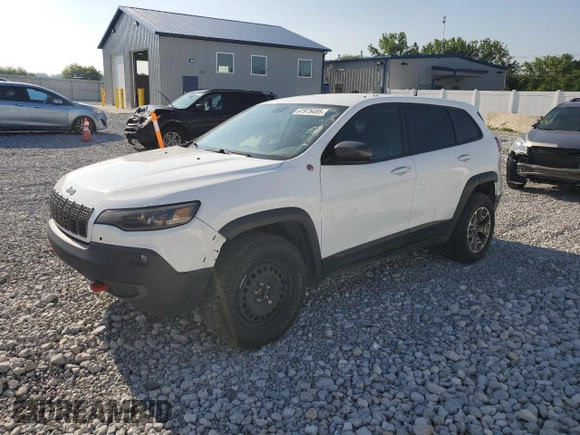 2020 Jeep Cherokee Trailhawk with VIN 1C4PJMBX8LD630827, listed as a Copart auction lot 61975455 with 142,716 mi miles and Clean title. Bid and sale history available at DreamBid. Image 1.