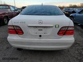 2001 Mercedes-Benz CLK-Class with VIN WDBLJ70G91F185789, listed as a Copart auction lot 86546174 with 140,958 mi miles and Salvage Title. Bid and sale history available at carsss.com. Image 6.