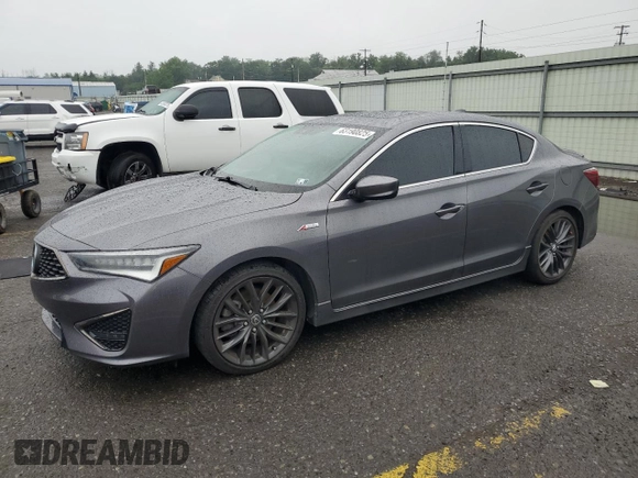 2020 Acura ILX Premium with VIN 19UDE2F84LA008646, listed as a Copart auction lot 63190825 with Not provided miles and Salvage title. Bid and sale history available at DreamBid. Image 1.
