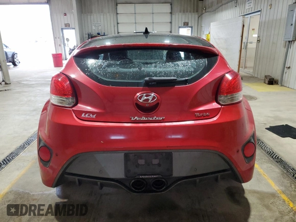 2013 Hyundai Veloster Turbo z VIN KMHTC6AE7DU111060, wystawiony jako Copart lot #57816425 z przebiegiem 140 842 mil mil oraz Szkoda całkowita • Salvage title. Historia ofert i sprzedaży dostępna na DreamBid. Obrazek 6.