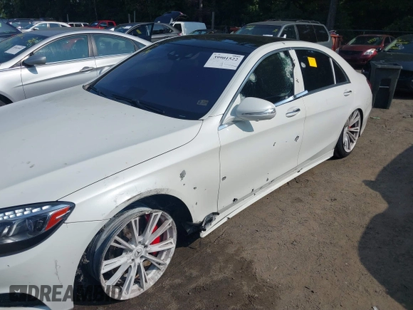 2015 Mercedes-Benz S-Class S 550 with VIN WDDUG8CB5FA190072, listed as a IAAI auction lot 40954549 with 94,609 mi miles. Bid and sale history available at carsss.com. Image 6.