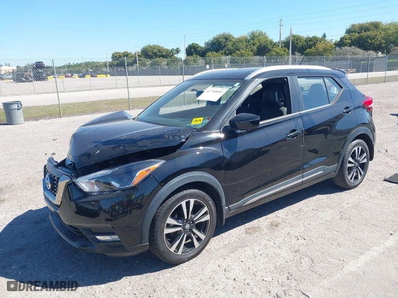 2019 Nissan Kicks SV with VIN 3N1CP5CU9KL496350, listed as a IAAI auction lot 41710899 with 46,706 mi miles. Bid and sale history available at carsss.com. Image 18.