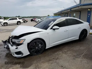 2019 Audi A6 Premium Plus with VIN WAUL2AF22KN116535, listed as a Copart auction lot 60461975 with 64,949 mi miles and Salvage title. Bid and sale history available at DreamBid. Image 1.