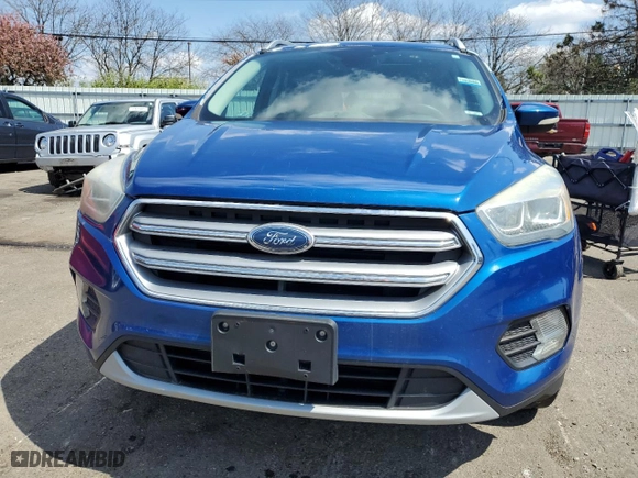 2017 Ford Escape Titanium with VIN 1FMCU0J98HUA37389, listed as a Copart auction lot 52683185 with 174,927 mi miles and Clean Title. Bid and sale history available at carsss.com. Image 5.