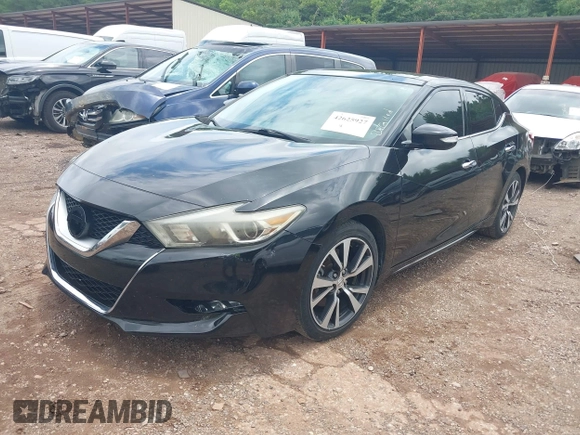 2017 Nissan Maxima S with VIN 1N4AA6AP4HC379097, listed as a IAAI auction lot 42625927 with 185,292 mi miles and . Bid and sale history available at DreamBid. Image 2.