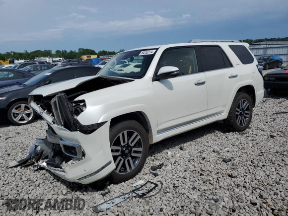 2020 Toyota 4Runner SR5 with VIN JTEBU5JR0L5738519, listed as a Copart auction lot 54055314 with 83,774 mi miles and Salvage title. Bid and sale history available at DreamBid. Image 1.