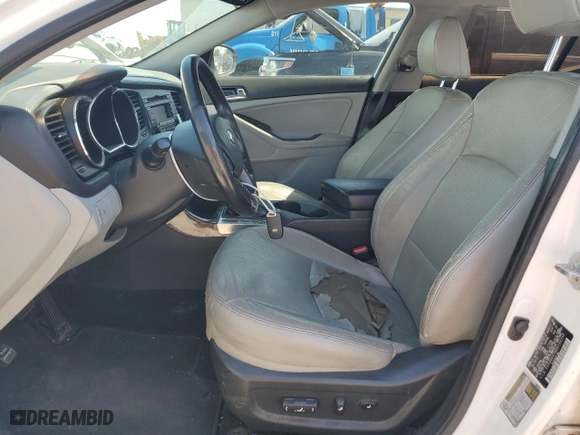 2013 Kia Optima EX with VIN 5XXGN4A75DG100148, listed as a Copart auction lot 53297565 with 160,553 mi miles and Salvage Title. Bid and sale history available at carsss.com. Image 7.