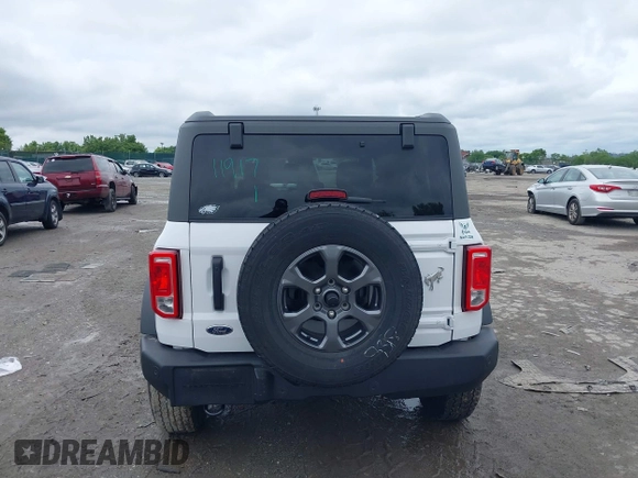 2024 Ford Bronco Big Bend with VIN 1FMDE7BH6RLB22321, listed as a IAAI auction lot 42355352 with 7,448 mi miles and . Bid and sale history available at DreamBid. Image 17.