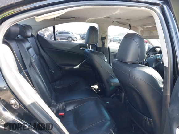 2011 Lexus IS 250 with VIN JTHBF5C24B5129302, listed as a IAAI auction lot 42218001 with 195,210 mi miles and . Bid and sale history available at DreamBid. Image 8.