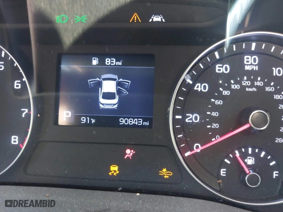 2020 Kia Forte LXS with VIN 3KPF24AD4LE212439, listed as a IAAI auction lot 40044600 with 90,843 mi miles. Bid and sale history available at carsss.com. Image 15.