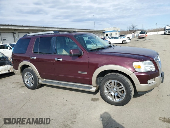 2006 Ford Explorer Eddie Bauer with VIN 1FMEU74856UA43913, listed as a Copart auction lot 44349955 with 178,415 mi miles and Salvage title. Bid and sale history available at DreamBid. Image 4.